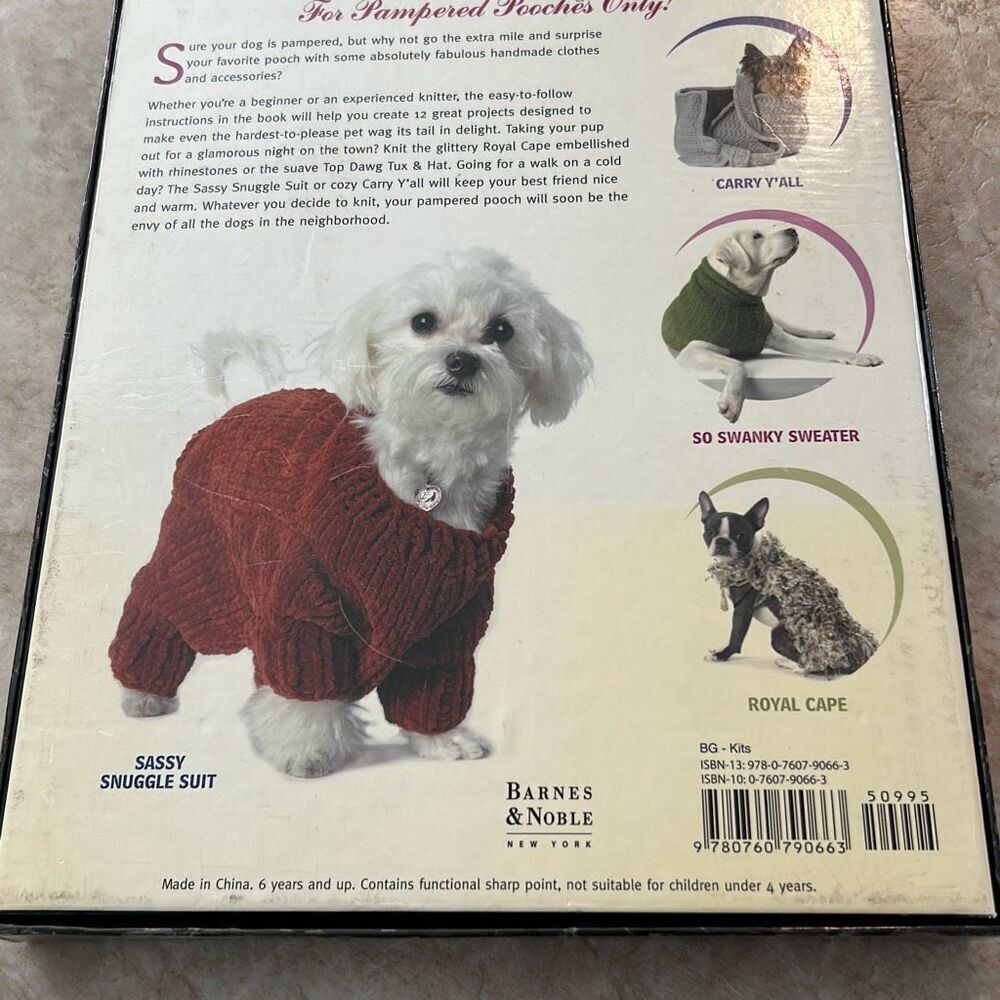 Pampered Pooches Knitting Set - Picture 11 of 11